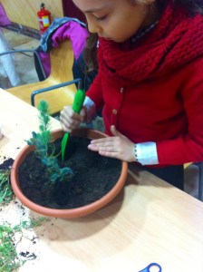 Jardinera en el Museo Cerralbo