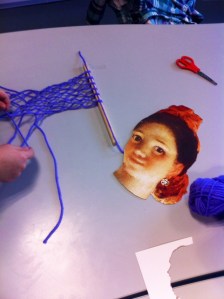 Museo del Traje, tejiendo Madroñera 1