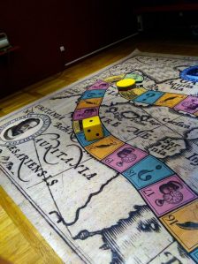 Tablero de juego Cervantijuego