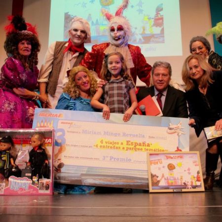 Entrega de premio de dibujo de IBERIA