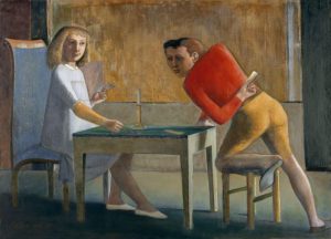 Partida de naipes, BALTHUS.