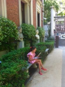 En el jardín del Cerralbo