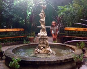 Fuente del jardín del Magnolio