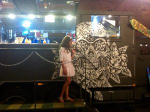 Puesto comida mejicana Cine Garden