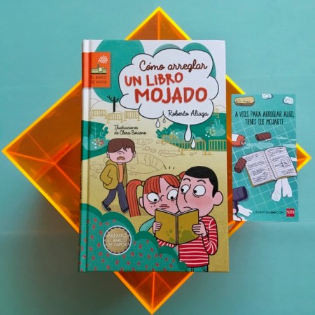 Premio Barco de Vapor 2017 SM Editores "Cómo arreglar un libro mojado"