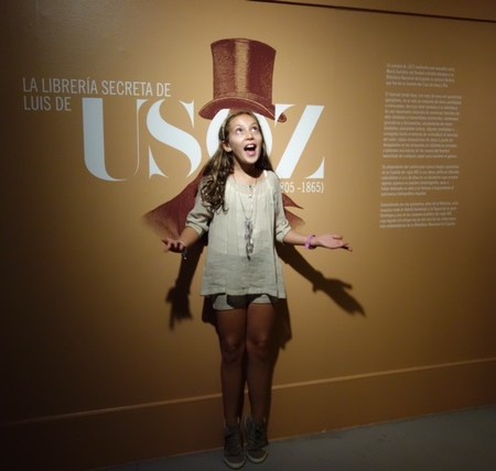 La entrada a la exposición