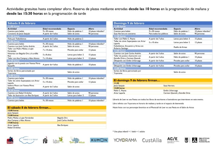 Programa leer es una fiesta